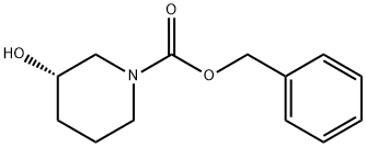 S-1-CBZ-3-Hydroxy-piperidine Structural