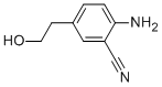 Benzonitrile,  2-amino-5-(2-hydroxyethyl)- Structural