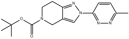 2-(6-METHYL-3-PYRIDAZINYL)-2,4,6,7-TETRAHYDRO-5H-PYRAZOLO[4,3-C]PYRIDINE-5-CARBOXYLIC ACID, TERT-BUTYL ESTER