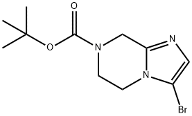 TERT-BUTYL 3-BROMO-5,6-DIHYDROIMIDAZO[1,2-A]PYRAZINE-7(8H)-CARBOXYLATE