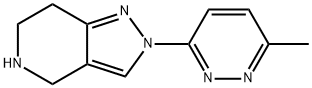 4,5,6,7-TETRAHYDRO-2-(6-METHYL-3-PYRIDAZINYL)-2H-PYRAZOLO[4,3-C]PYRIDINE