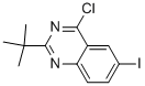 QUINAZOLINE, 4-CHLORO-2-(1,1-DIMETHYLETHYL)-6-IODO- Structural