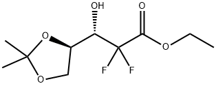 D-THREO-PENTONIC ACID, 2-DEOXY-2,2-DIFLUORO-4,5-O-(1-METHYLETHYLIDENE)-, ETHYL ESTER
