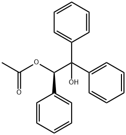 (R)-(+)-2-HYDROXY-1,2,2-TRIPHENYLETHYL ACETATE Structural