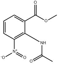 METHYL 2-(ACETYLAMINO)-3-NITROBENZOATE Structural