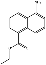 5-AMINO-NAPHTHALENE-1-CARBOXYLIC ACID ETHYL ESTER Structural