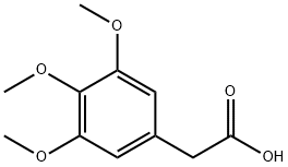 3,4,5-Trimethoxyphenylacetic acid Structural