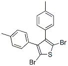 2,5-DIBROMO-3,4-DI-P-TOLYL-THIOPHENE Structural