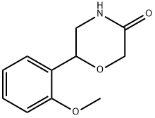 6-(2-METHOXY-PHENYL)-MORPHOLIN-3-ONE Structural