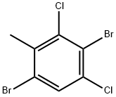 1,4-Dibromo-3,5-dichloro-2-methylbenzene Structural