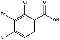 3-Bromo-2,4-dichlorobenzoic acid Structural