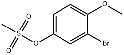 3-Bromo-4-methoxyphenyl methanesulfonate Structural