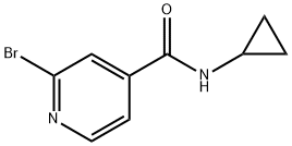 N-cyclopropyl 2-bromo-4-pyridinecarboxamide