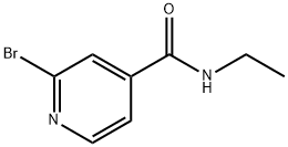 N-ethyl 2-bromo-4-pyridinecarboxamide Structural