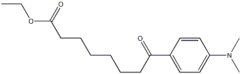 Ethyl 8-[4-(N,N-dimethylamino)phenyl]-8-oxooctanoate Structural