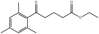 Ethyl 5-(2,4,6-trimethylphenyl)-5-oxovalerate Structural