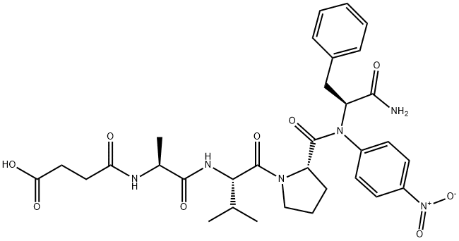 SUC-ALA-VAL-PRO-PHE-PNA Structural