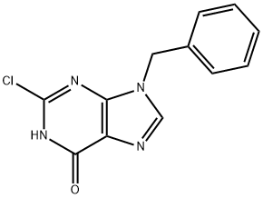 Hypoxanthine, 9-benzyl-2-chloro- Structural