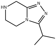 5,6,7,8-TETRAHYDRO-3-ISOPROPYL-[1,2,4]TRIAZOLO[4,3-A]PYRAZINE Structural