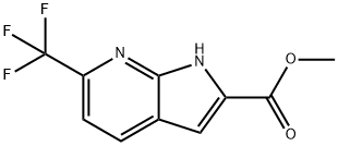 1H-Pyrrolo[2,3-b]pyridine-2-carboxylic acid, 6-(trifluoromethyl)-, methyl ester