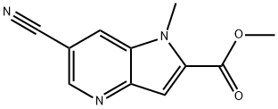 METHYL 6-CYANO-1-METHYL-1H-PYRROLO[3,2-B]PYRIDINE-2-CARBOXYLATE Structural