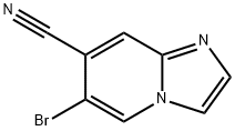 6-BROMOIMIDAZO[1,2-A]PYRIDINE-7-CARBONITRILE Structural