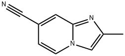 IMidazo[1,2-a]pyridine-7-carbonitrile, 2-Methyl- Structural