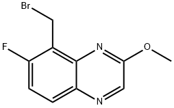Quinoxaline, 8-(bromomethyl)-7-fluoro-2-methoxy- Structural