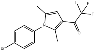 1-[1-(4-BROMOPHENYL)-2,5-DIMETHYL-1H-PYRROL-3-YL]-2,2,2-TRIFLUORO-1-ETHANONE