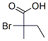 2-Bromo-2-Methylbutyric Acid Structural