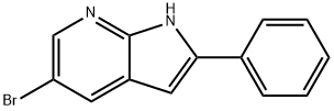 1H-Pyrrolo[2,3-b]pyridine, 5-bromo-2-phenyl- Structural