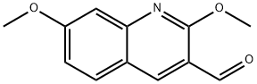 2,7-DIMETHOXY-QUINOLINE-3-CARBALDEHYDE Structural