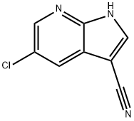 1H-Pyrrolo[2,3-b]pyridine-3-carbonitrile, 5-chloro-