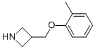 3-o-Tolyloxymethyl-azetidine Structural