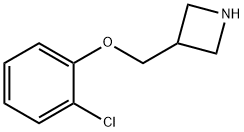 3-(2-Chloro-phenoxymethyl)-azetidine Structural