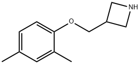 3-(2,4-Dimethyl-phenoxymethyl)-azetidine Structural