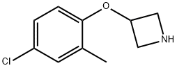 3-(4-Chloro-2-methyl-phenoxy)-azetidine Structural