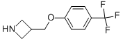 3-(4-Trifluoromethyl-phenoxymethyl)-azetidine Structural