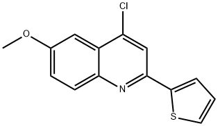 4-chloro-6-methoxy-2-thiophen-2-ylquinoline