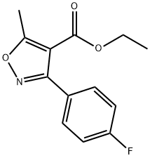 3-(4-FLUORO-PHENYL)-5-METHYL-ISOXAZOLE-4-CARBOXYLIC ACID ETHYL ESTER