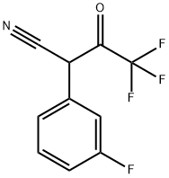 4,4,4-TRIFLUORO-2-(3-FLUORO-PHENYL)-3-OXO-BUTYRONITRILE