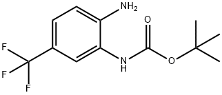 (2-AMINO-5-TRIFLUOROMETHYL-PHENYL)-CARBAMIC ACID TERT-BUTYL ESTER Structural