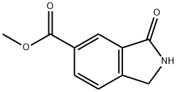 3-OXO-2,3-DIHYDRO-1H-ISOINDOLE-5-CARBOXYLIC ACID METHYL ESTER Structural