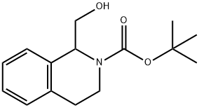 1-HYDROXYMETHYL-3,4-DIHYDRO-1H-ISOQUINOLINE-2-CARBOXYLIC ACID TERT-BUTYL ESTER Structural