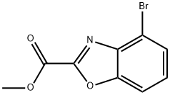 4-BROMO-BENZOOXAZOLE-2-CARBOXYLIC ACID METHYL ESTER Structural