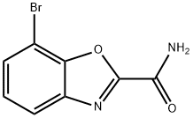 7-BROMO-BENZOOXAZOLE-2-CARBOXYLIC ACID AMIDE Structural