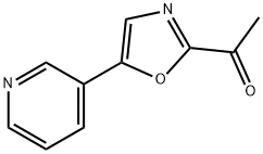 1-(5-PYRIDIN-3-YL-OXAZOL-2-YL)-ETHANONE Structural