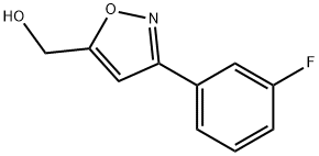 [3-(3-FLUORO-PHENYL)-ISOXAZOL-5-YL]-METHANOL Structural