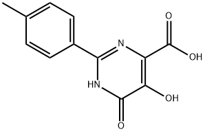 5,6-DIHYDROXY-2-P-TOLYL-PYRIMIDINE-4-CARBOXYLIC ACID Structural