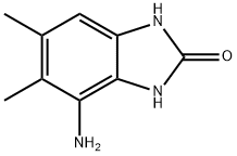 4-AMINO-5,6-DIMETHYL-1,3-DIHYDRO-2H-BENZIMIDAZOL-2-ONE Structural